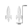 1 Pair Simple Style Ice Cream Stainless Steel Plating Ear Studs