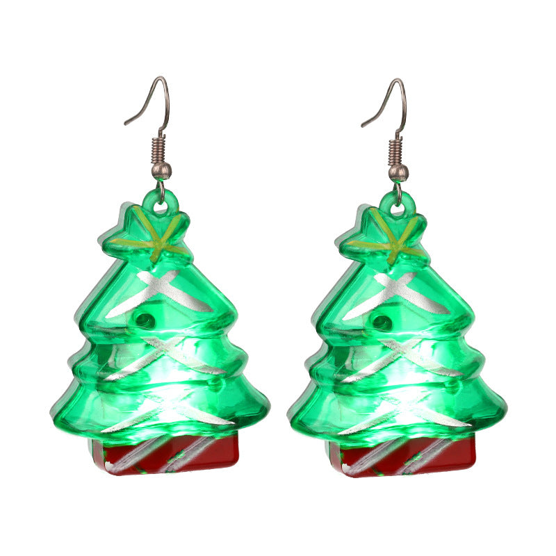 Fashion Christmas Tree Santa Claus Plastic Women's Drop Earrings 1 Pair