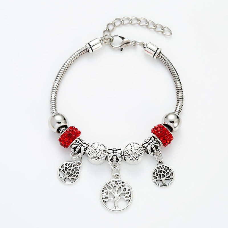 Fashion Tree Titanium Steel Plating Bracelets