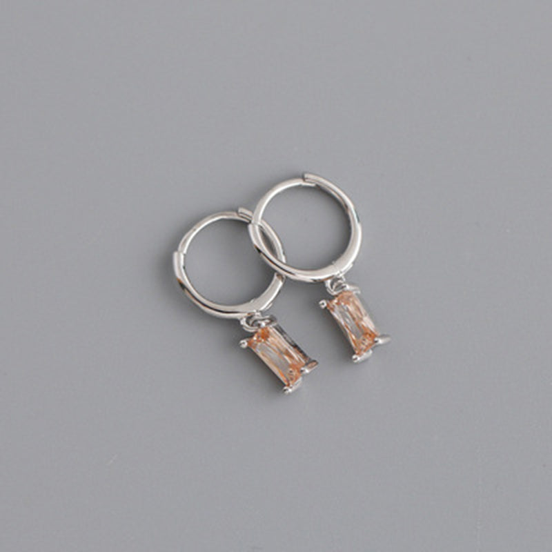 1 Pair Simple Style Geometric Plating Copper Drop Earrings