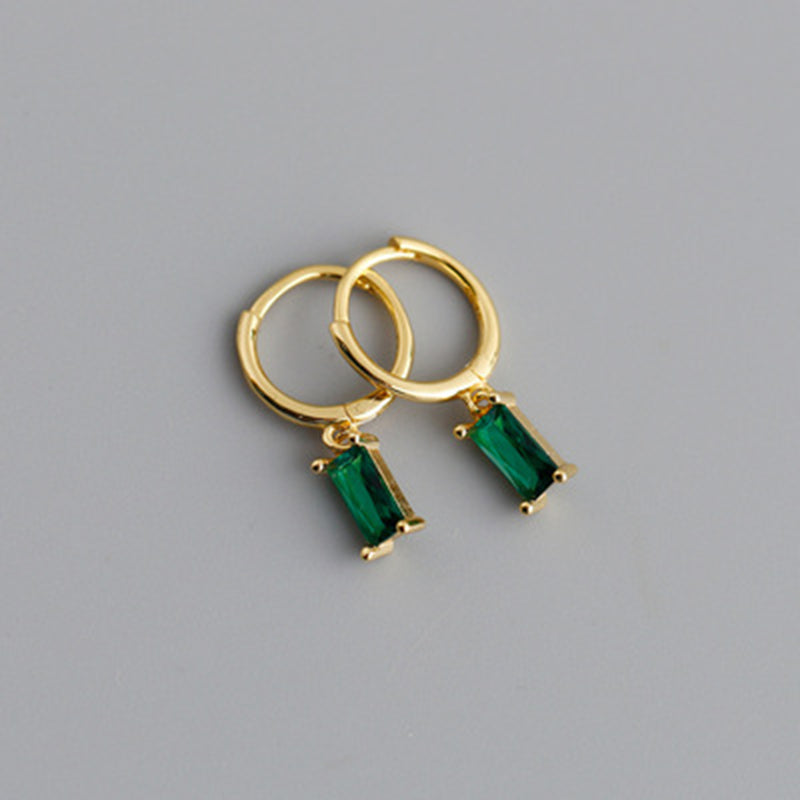 1 Pair Simple Style Geometric Plating Copper Drop Earrings