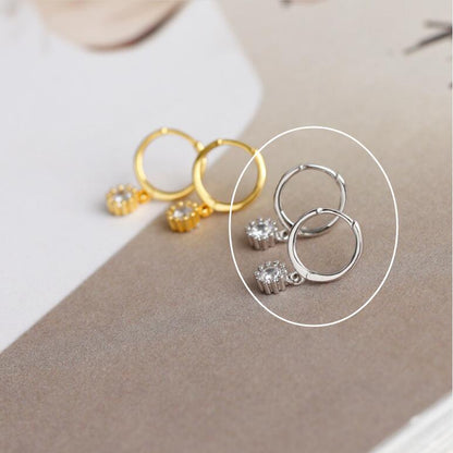 1 Pair Simple Style Geometric Plating Copper Drop Earrings