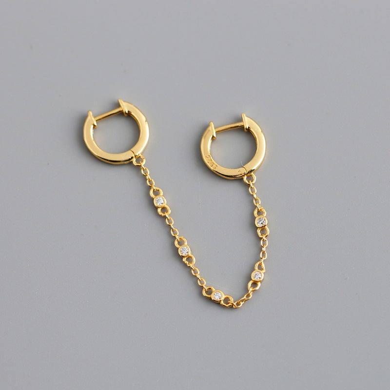 1 Pair Simple Style Geometric Plating Copper Drop Earrings