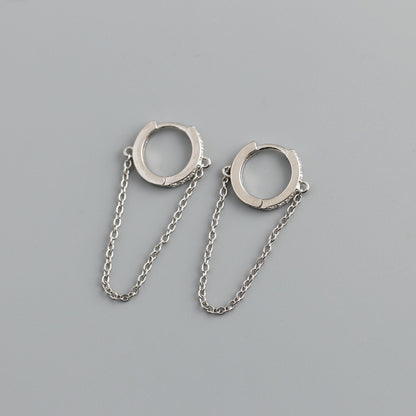 1 Pair Simple Style Geometric Plating Copper Drop Earrings