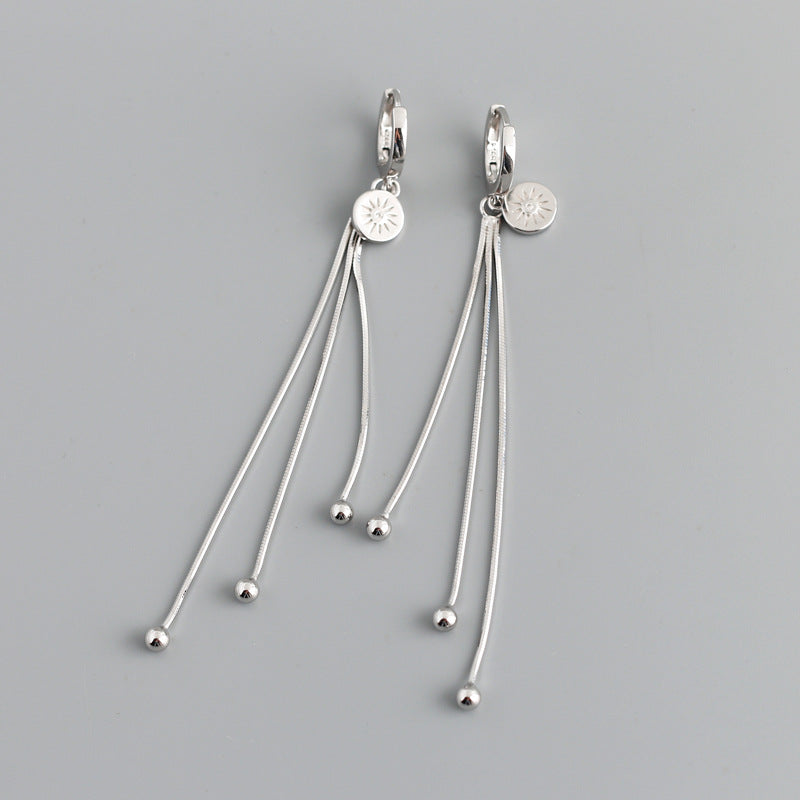 1 Pair Simple Style Geometric Plating Copper Drop Earrings