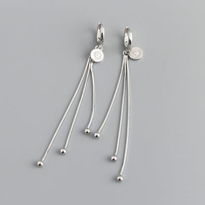 1 Pair Simple Style Geometric Plating Copper Drop Earrings