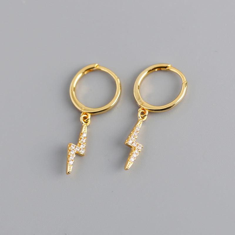 1 Pair Simple Style Geometric Plating Copper Drop Earrings