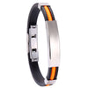 Fashion Solid Color Titanium Steel Polishing Bangle 1 Piece