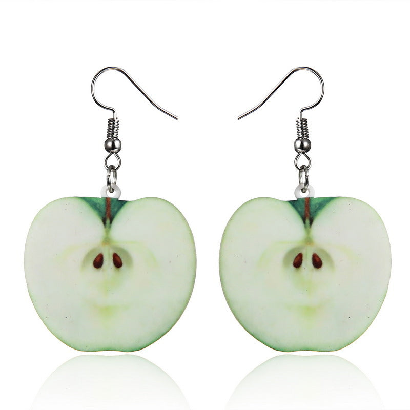 1 Pair Fashion Fruit Arylic Women's Drop Earrings