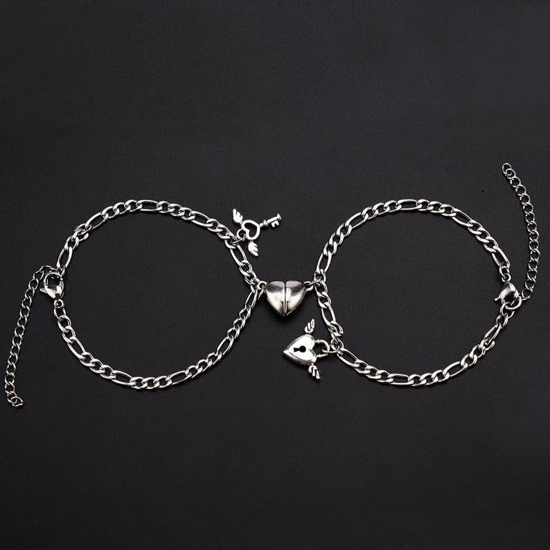 Simple Style Heart Shape Alloy Wholesale Bracelets