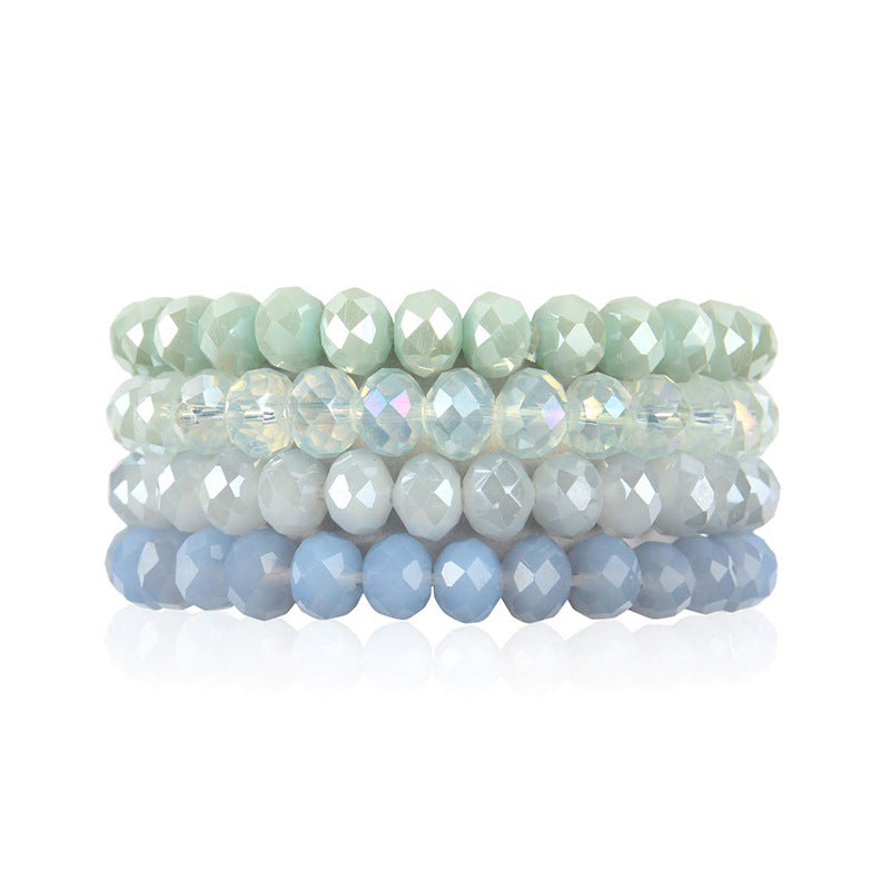 Fashion Solid Color Crystal Wholesale Bracelets