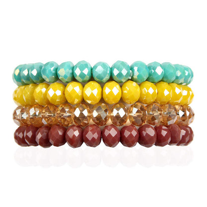 Fashion Solid Color Crystal Wholesale Bracelets