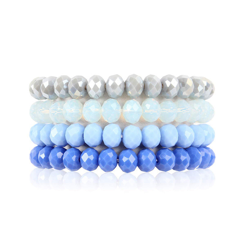 Fashion Solid Color Crystal Wholesale Bracelets