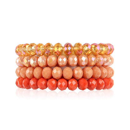 Fashion Solid Color Crystal Wholesale Bracelets