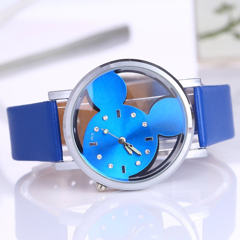 Cartoon Style Geometric Buckle Quartz Women'S Watches