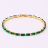 Fashion Solid Color Copper Plating Inlay Zircon Bracelets 1 Piece