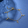 Fashion Star Heart Shape Titanium Steel Bracelets 1 Piece