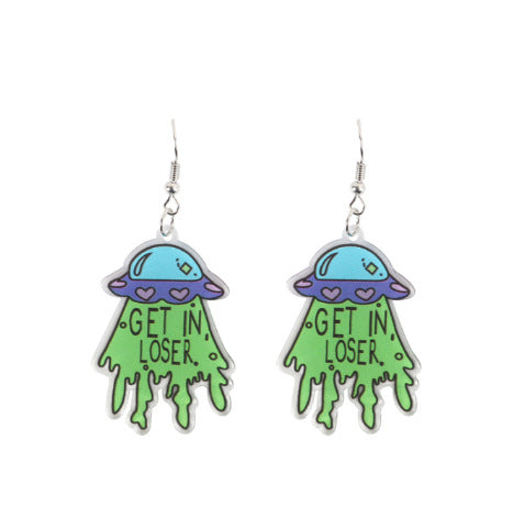 Fashion Alien Arylic Women's Drop Earrings 1 Pair