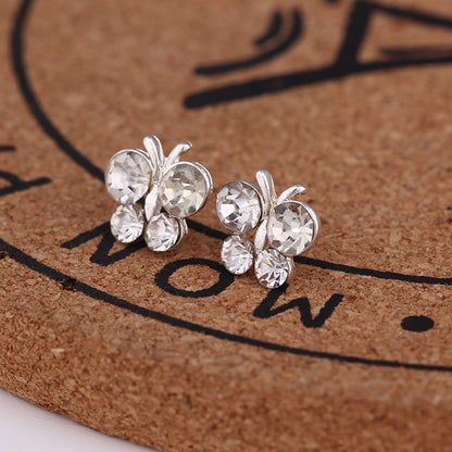 1 Pair Fashion Geometric Pearl Plating Alloy Ear Studs