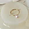 Fashion Butterfly Copper Inlay Pearl Zircon Rings 1 Piece