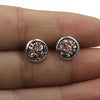 Fashion Geometric Stainless Steel Inlay Earrings 1 Pair