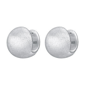 Fashion Solid Color Sterling Silver Plating Ear Studs 1 Pair