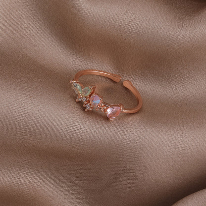 Sweet Geometric Copper Open Ring In Bulk