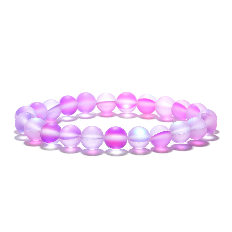 Simple Style Multicolor Moonstone Beaded Bracelets