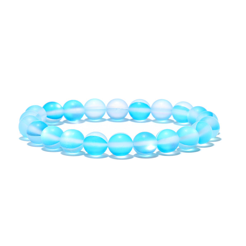 Simple Style Multicolor Moonstone Beaded Bracelets