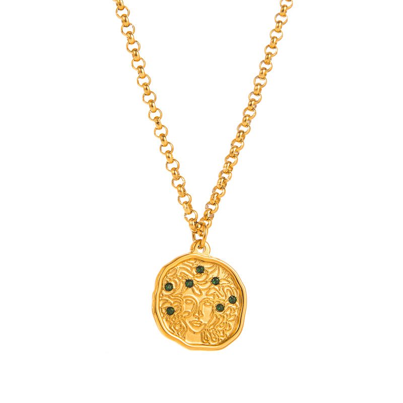 Star Moon Gold Plated