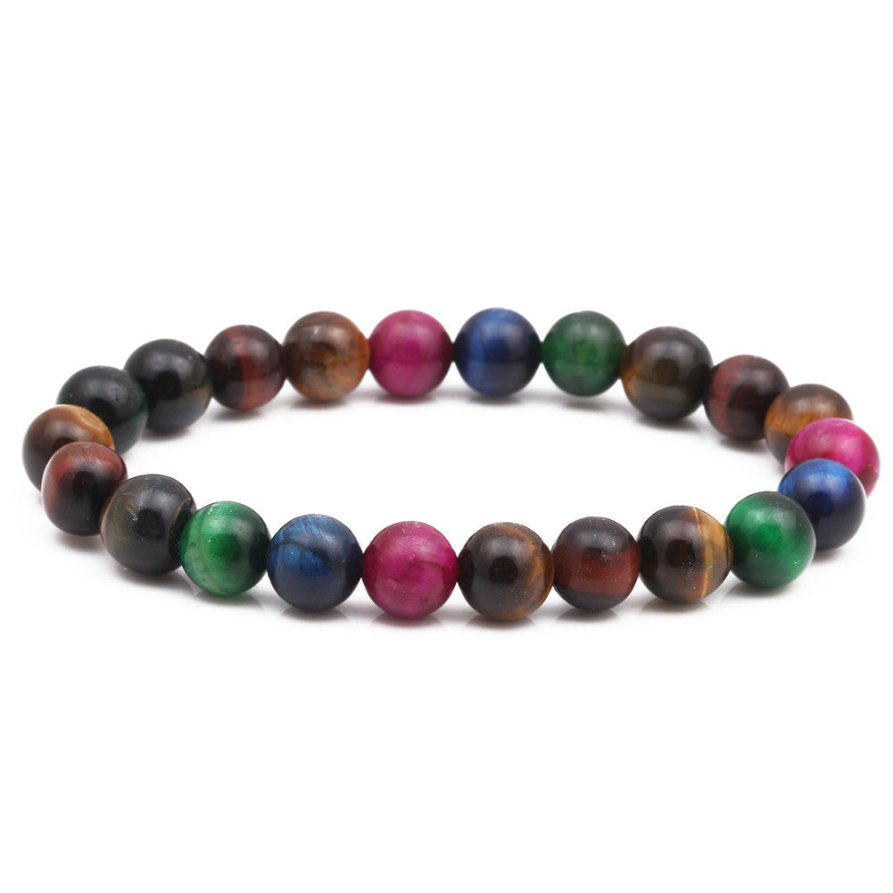 Retro Geometric Natural Stone Beaded Bracelets