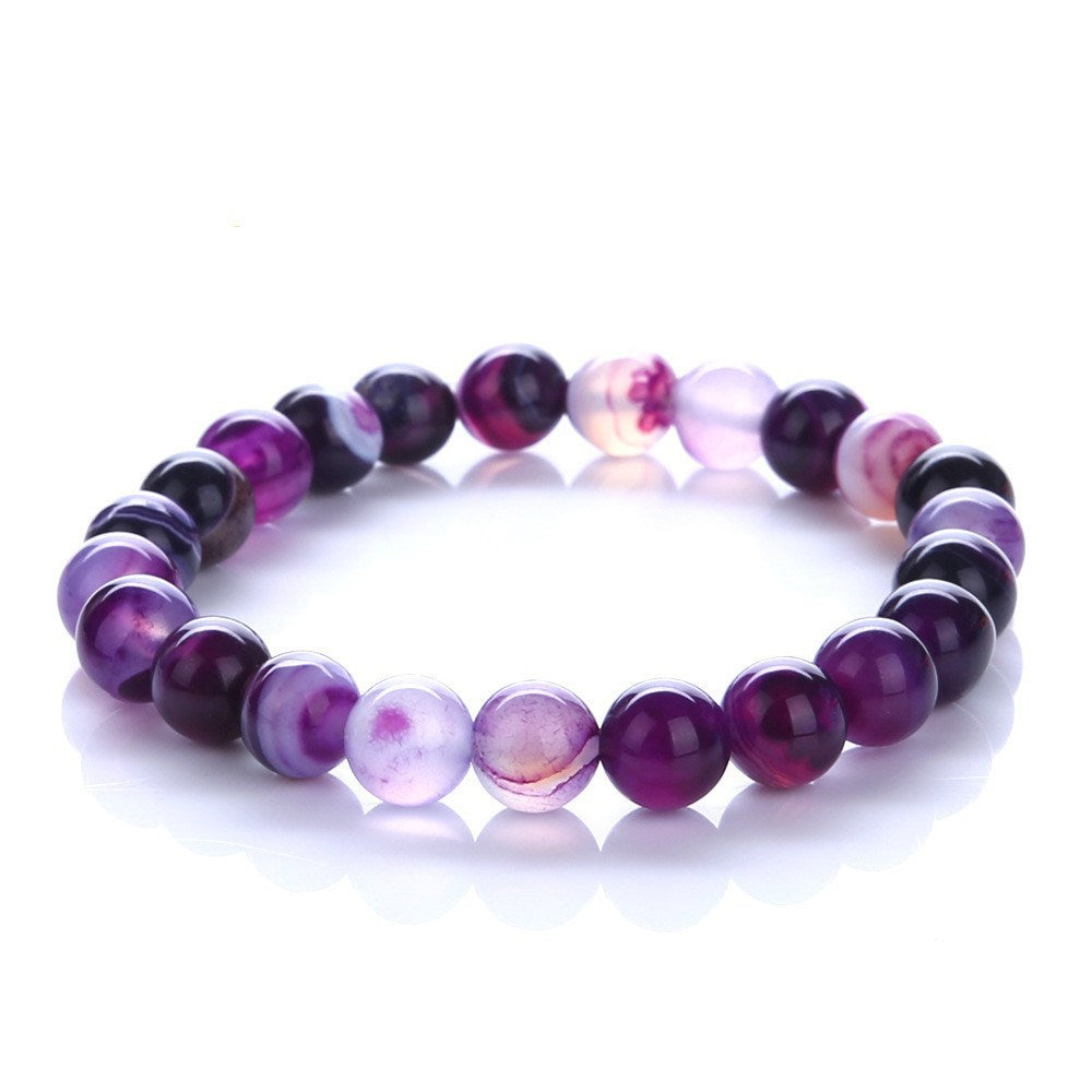 Retro Geometric Natural Stone Beaded Bracelets