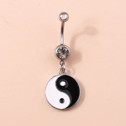 Fashion Geometric Metal Plating Belly Ring