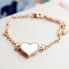 Fashion Heart Shape Alloy Plating Women's Bracelets