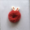 Fashion Bunny Ears Plush Hair Tie 1 Piece