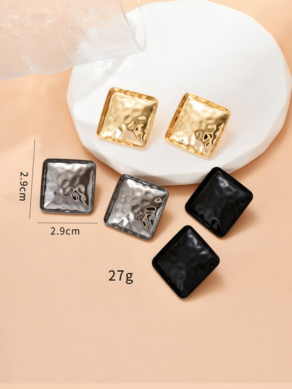 Fashion Square Alloy Women's Drop Earrings 1 Pair