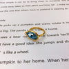 Modern Style Oval Copper Plating Inlay Artificial Gemstones Rings