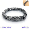 Punk Geometric Stainless Steel Plating Bracelets 1 Piece