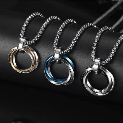 Fashion Geometric Titanium Steel Plating Pendant Necklace 1 Piece