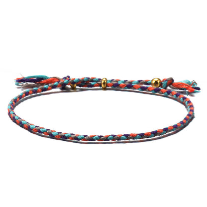 Fashion Geometric Cotton Braid Copper Unisex Bracelets