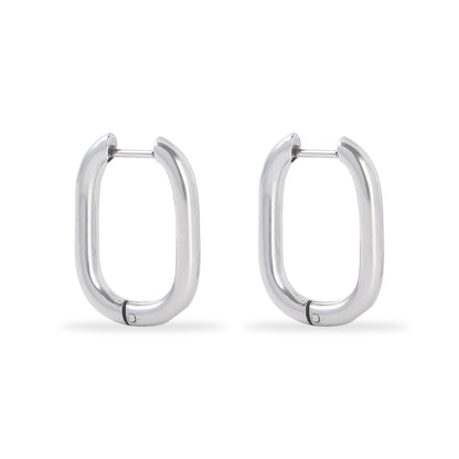 1 Pair Fashion Geometric Plating Stainless Steel Earrings