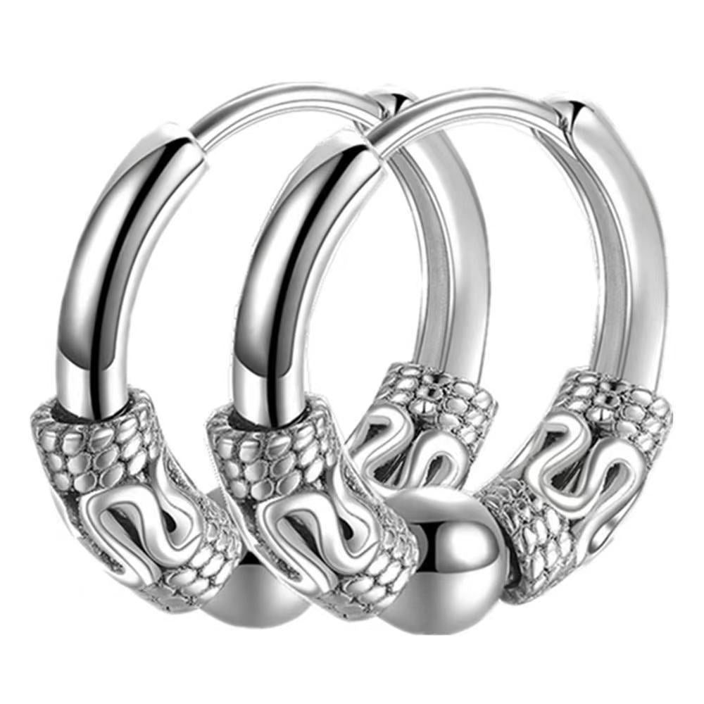 1 Piece Fashion Dragon Plating Stainless Steel Earrings