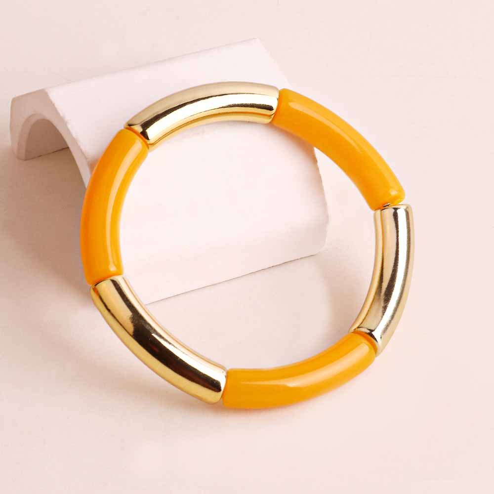 Fashion Round Arylic Women's Bangle 1 Piece