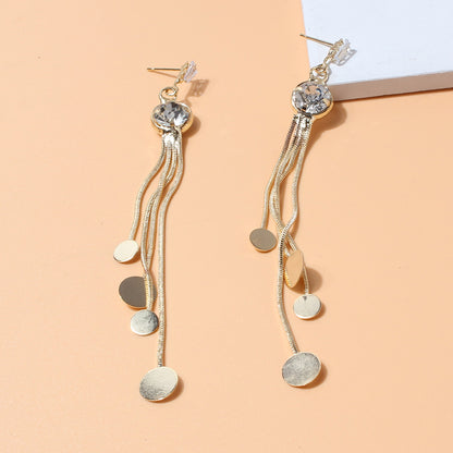 Retro Tassel Alloy Plating Women's Dangling Earrings 1 Pair