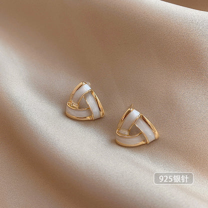 Simple Style Star Heart Shape Bow Knot Alloy Inlay Artificial Pearls Zircon Women's Earrings 1 Pair