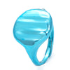 Fashion Solid Color Copper Plating Rings 1 Piece