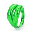 Fashion Solid Color Copper Plating Rings 1 Piece