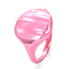 Fashion Solid Color Copper Plating Rings 1 Piece