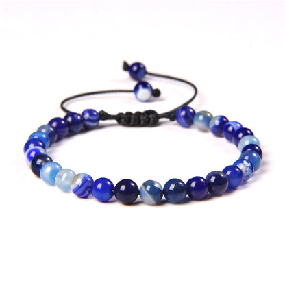 Fashion Crack Natural Stone Crystal Beaded Bracelets