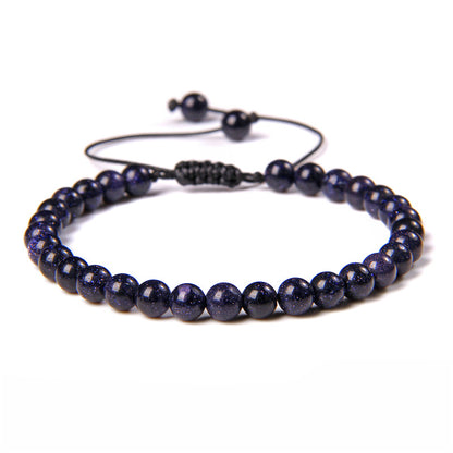 Fashion Crack Natural Stone Crystal Beaded Bracelets